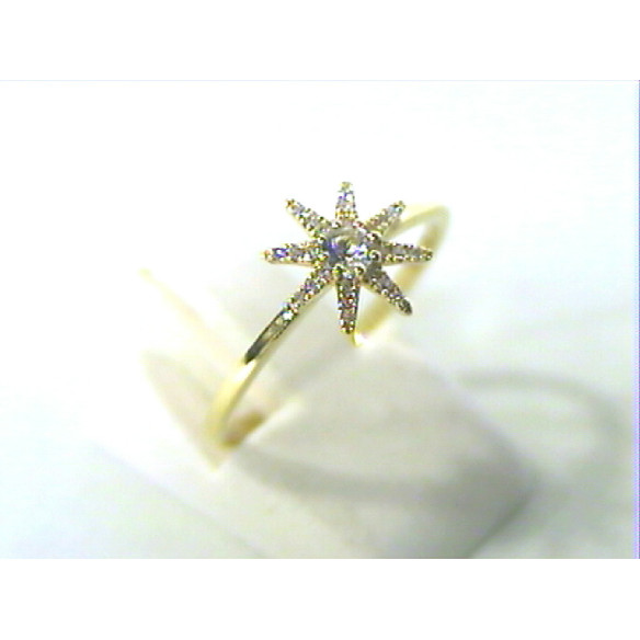 Gold ring LITTLE DETAILS - Brilliant Cut