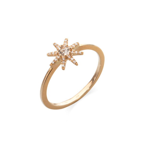 Anillo Oro Estrella Little Details - Anillos de Diamantes