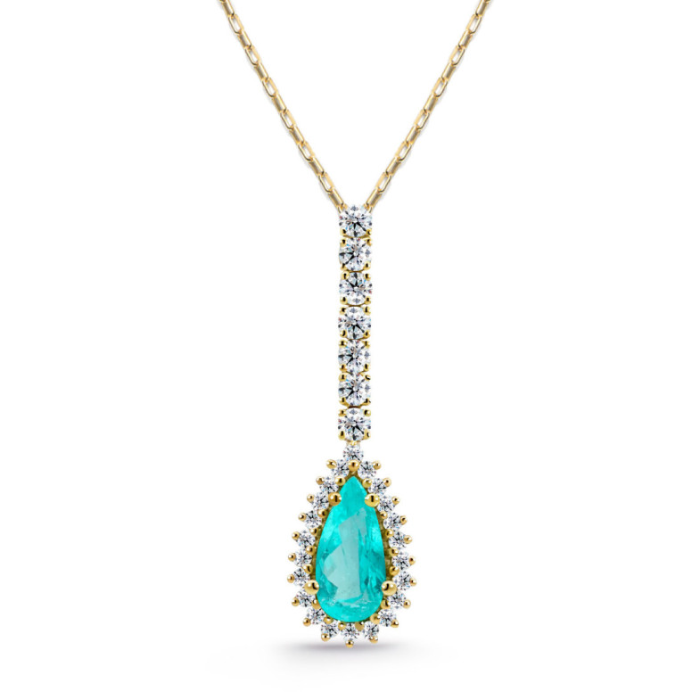 Collar Red Carpet Paraiba Pera - Alti gioielli