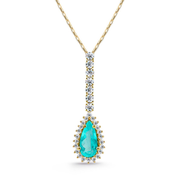 Collar Red Carpet Paraiba Pera - Alti gioielli