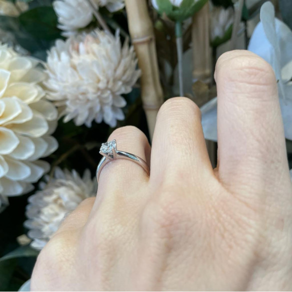 Anillo diamante 0,75 ct Frida oro blanco - Brillant