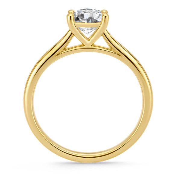 Anillo Diamante 1,50 Ct Nicole Oro Amarillo - Anillos Diamante 1 ct