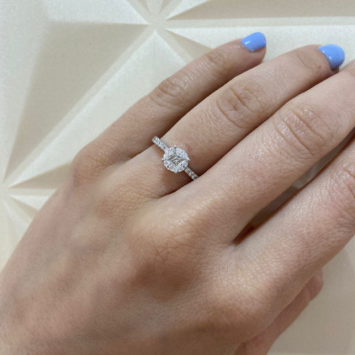 Anillo Pedida Spring Love Med - Rosette de bagues de fiançailles 2