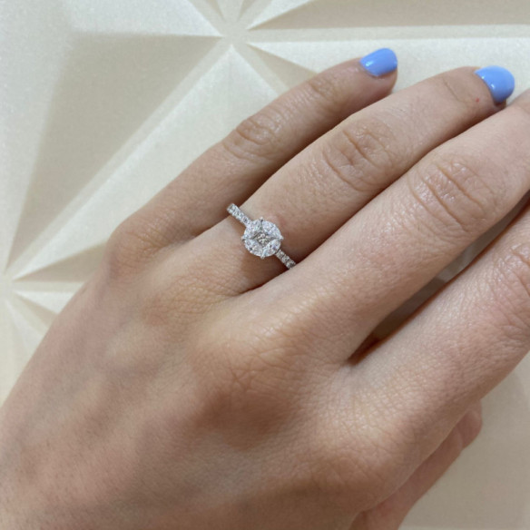 Anillo Pedida Spring Love Med - Anillos de Compromiso Rosetón