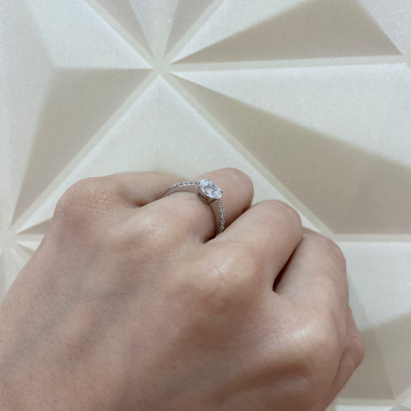 Anillo Pedida Spring Love Med - Anillos de Compromiso Rosetón