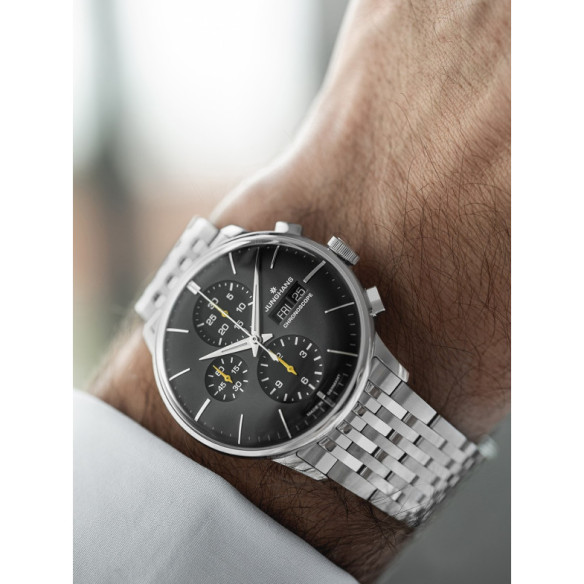 Junghans Meister Chronoscope Date English - Junghans Meister