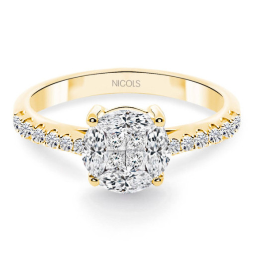Anillo Spring Love Oro Amarillo 0,97 ct - Génial
