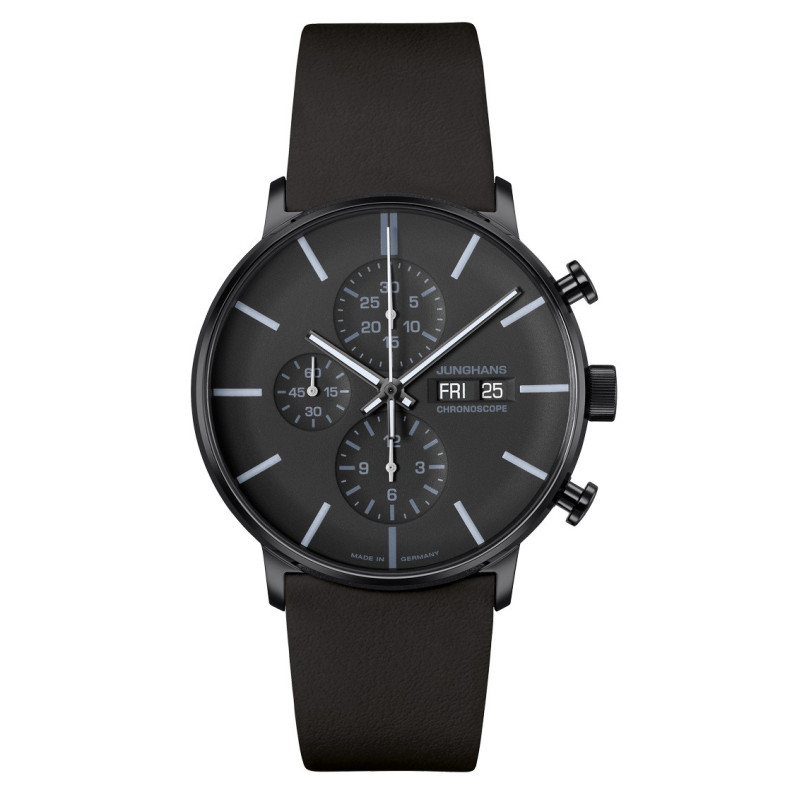 Junghans Form A Chronoscope Date English - Junghans Die Form