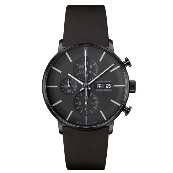 Junghans Form A Chronoscope Date English - Junghans Die Form
