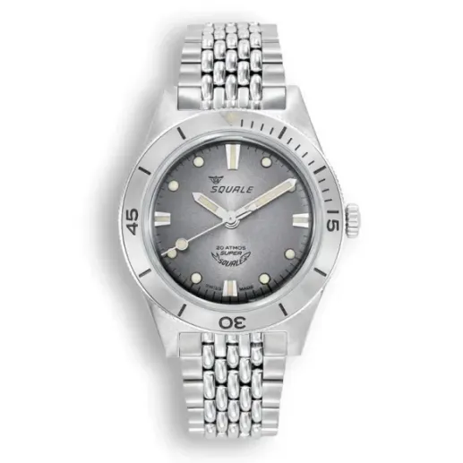 Squale Super-Squale Sunray Grey Bracelet - SQUALE