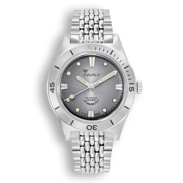 Squale Super-Squale Sunray Grey Bracelet - SQUALE