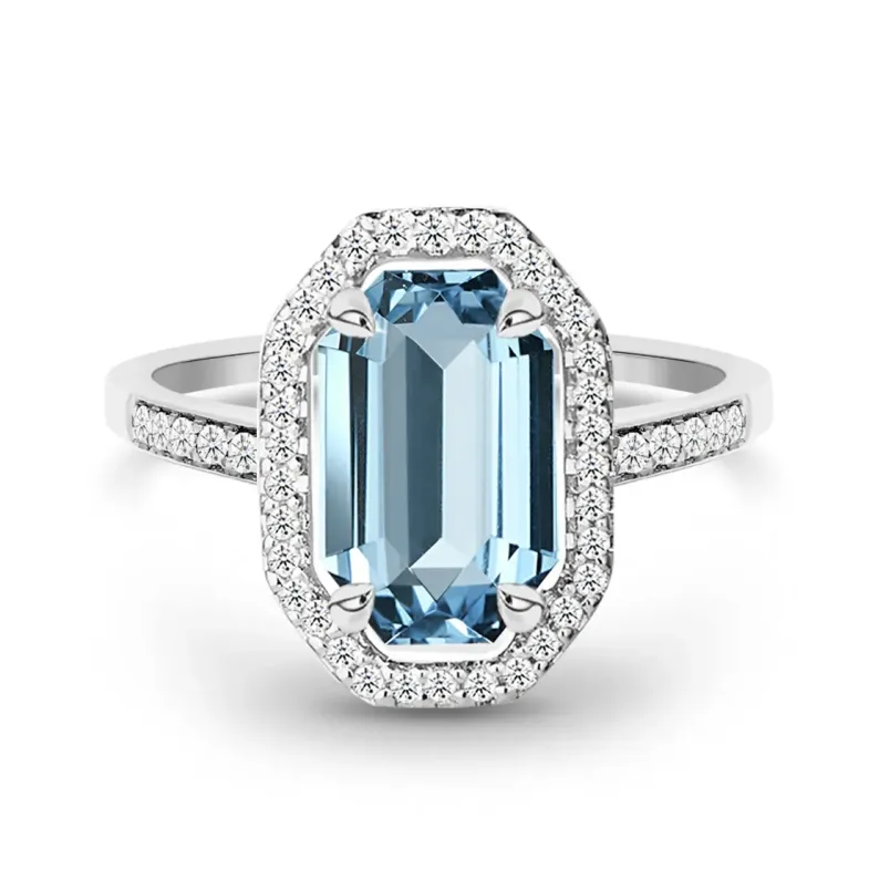 Anillo Topacio Geometría Perfecta - Anillos Otras Piedras Preciosas