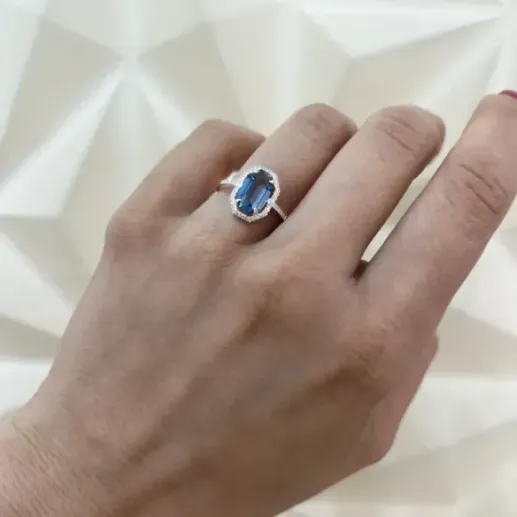 Anillo Topacio Geometría Perfecta - Anillos Otras Piedras Preciosas 2