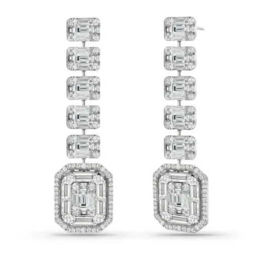 Pendientes Diamantes Minerva Red Carpet - longo