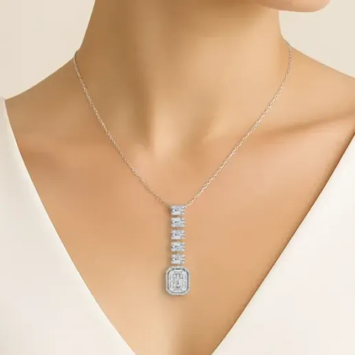 Collar Diamantes Minerva Red Carpet - Pendentifs de diamant 2