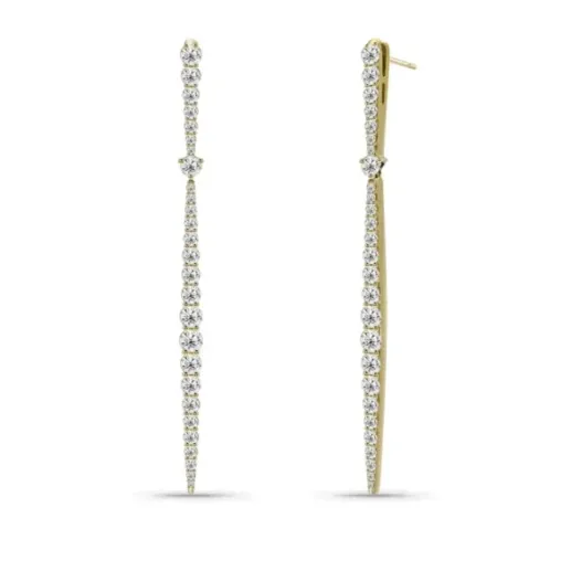 Riviere Constellation Diamond Earrings - Diamond Earrings