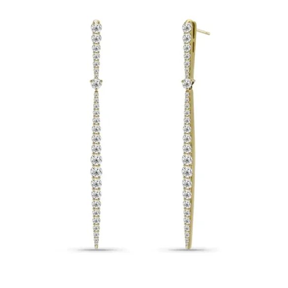 Pendientes Diamantes  Riviere Constelación - Pendientes de Diamantes