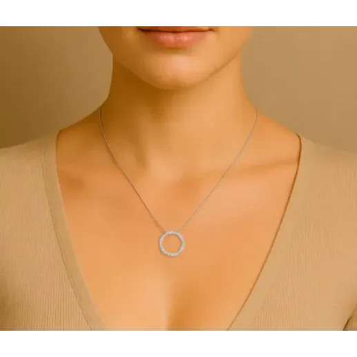 Collar Círculo de vida Snake - Collares de Diamantes 2