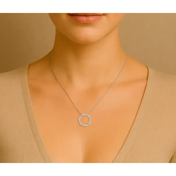 Collar Círculo de vida Snake - Collares de Diamantes