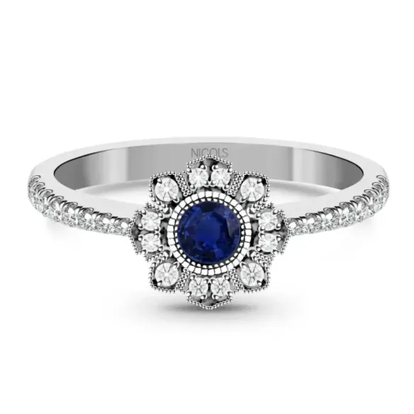 Anillo Zafiro Vintage Heritage - vintage-Designs