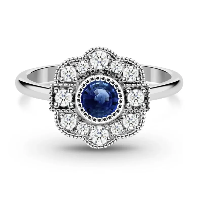 Anillo Zafiro Vintage Heritage - vintage-Designs