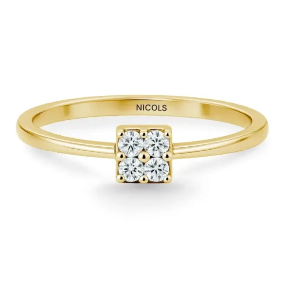 Mumite Gold Diamond Ring 0.05 Ct - Diamond Rings