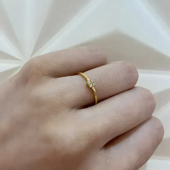 Mumite Gold Diamond Ring 0.05 Ct - Diamond Rings