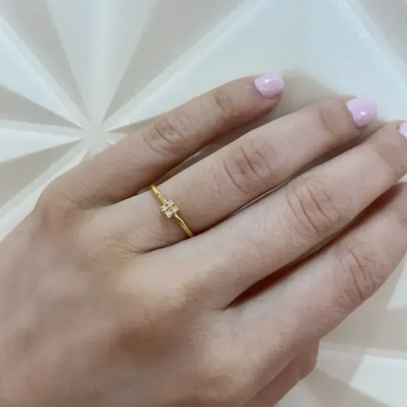 Mumite Gold Diamond Ring 0.05 Ct - Diamond Rings