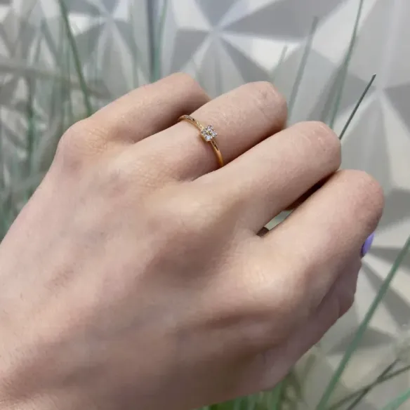 Anillo Mumite Oro Rosa Diamantes 0,05 Ct - Bagues de diamant