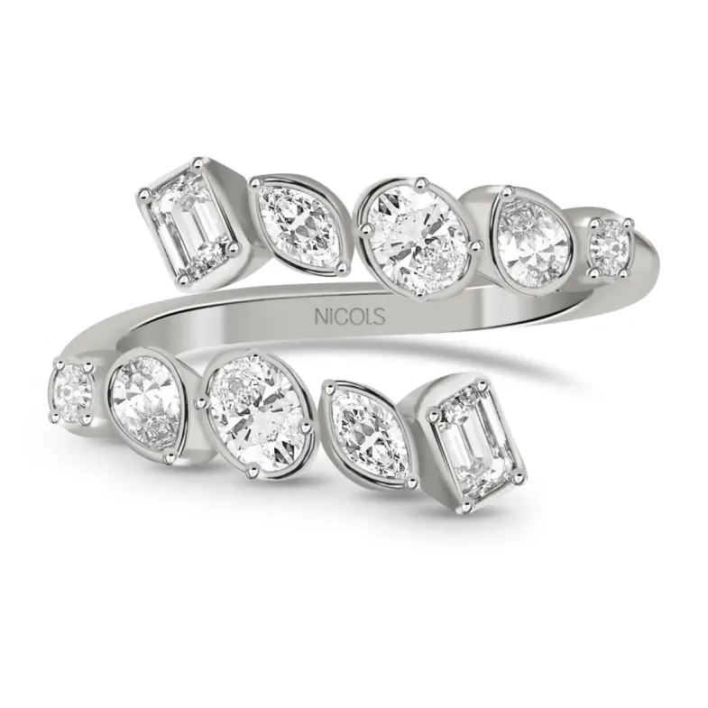 Anillo Diamantes Sion - design moderno