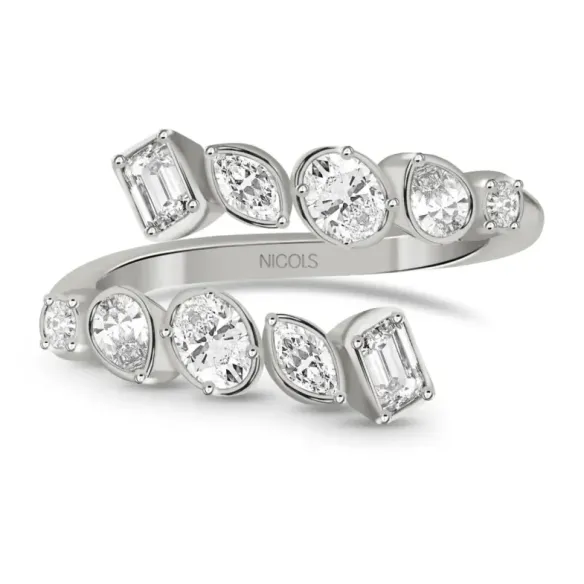 Anillo Diamantes Sion - diseños modernos
