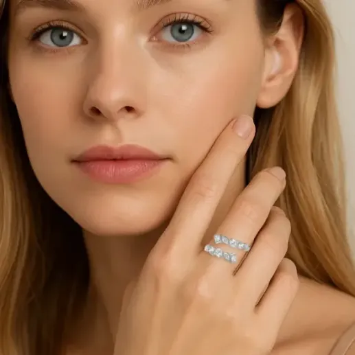 Anillo Diamantes Sion - diseños modernos 2