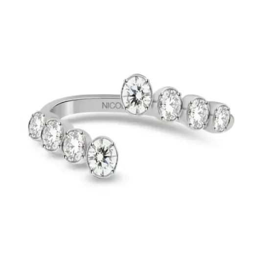 Anillo Diamantes Sion talla oval 1.00 ct. - design moderno