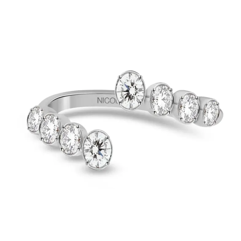 Anillo Diamantes Sion talla oval 1.00 ct. - diseños modernos