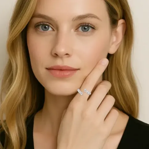 Anillo Diamantes Sion talla oval 1.00 ct. - diseños modernos 2