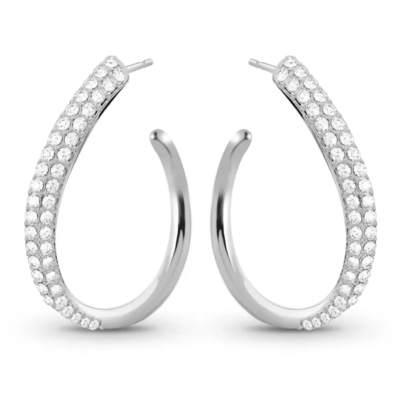 Pendientes Aro oval Diamantes 0.98 ct. oro blanco - reifen