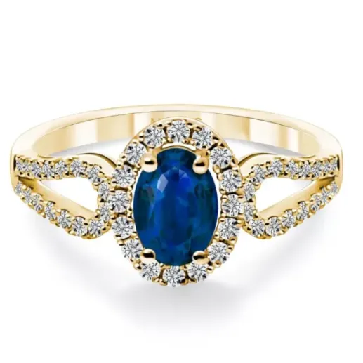 Anillo Diamantes Zafiro Royal Jewels - Anillos de Zafiro