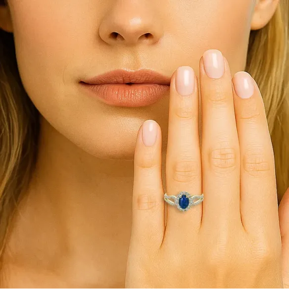 Sapphire Diamond Ring Royal Jewels - Sapphire rings