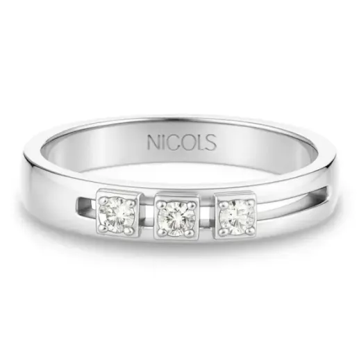 Anillo diamantes Spot Movibles Cuadrado - Génial