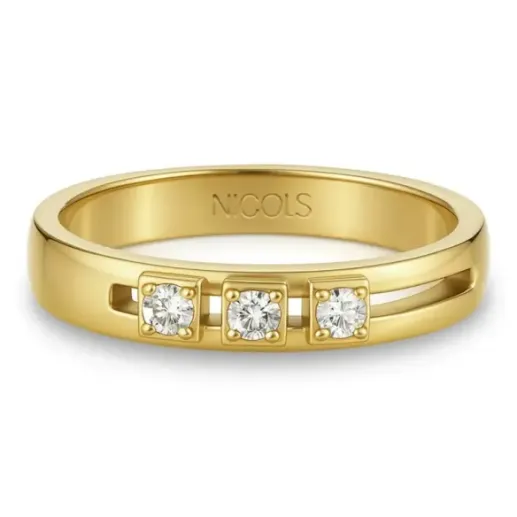 Anillo diamantes Spot Movibles Cuadrado - Génial