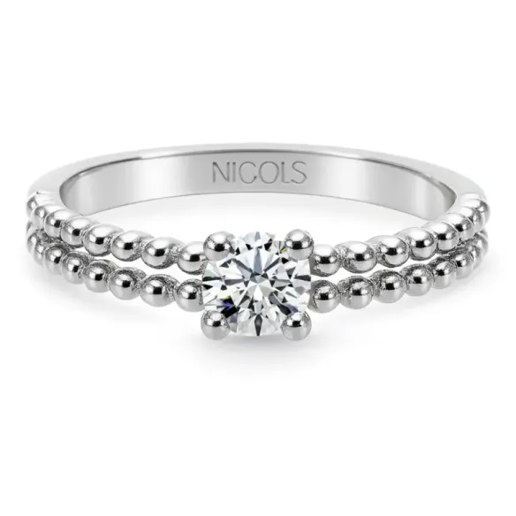 Anillo Pasión de Diamantes 0.13 - Talla Brillante
