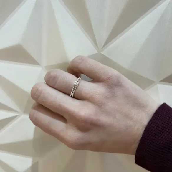 Anillo Pasión de Diamantes 0.13 - Talla Brillante