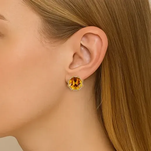 Pendientes Red Carpet Spider - Pendientes de Piedras Roja 2