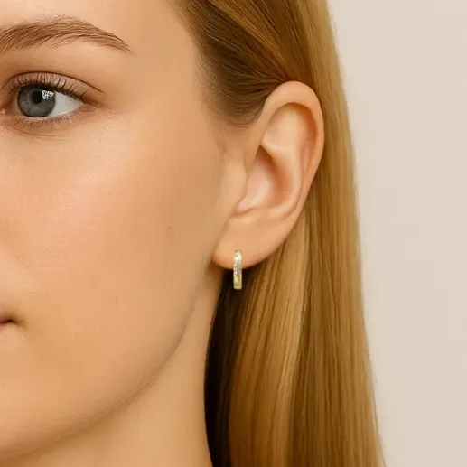 Pendientes Firmamento Pastilla Square - shorts 2