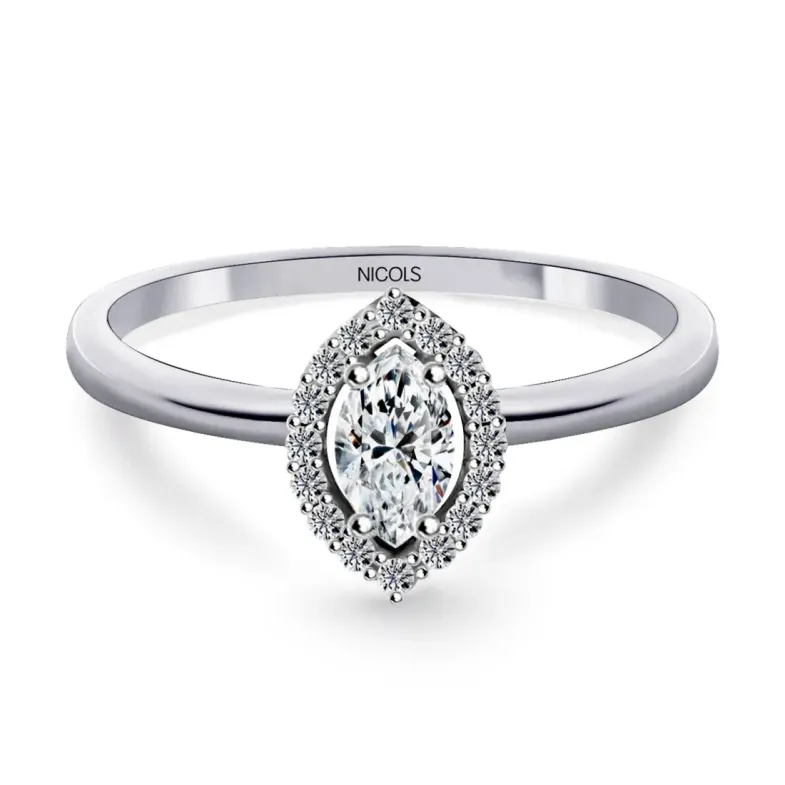 Anillo Diamantes Angie talla  Marquise 0.31 - Tailles marquise
