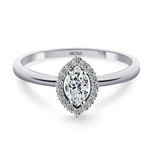 Anillo Diamantes Angie talla  Marquise 0.31 - Tailles marquise