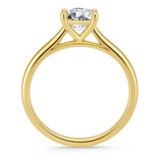Anillo Diamante 0,75 Ct Nicole Oro Amarillo - Solitarios de Oro Amarillo 2