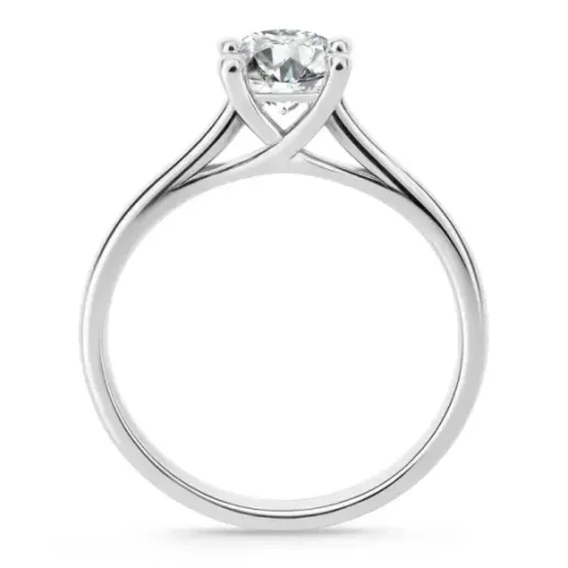 Anillo compromiso oro blanco Megan con diamante de 1,00ct. - Talla Brillante 2