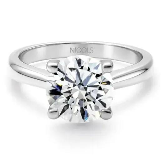 Nancy Solitaire Ring 1.50 ct Platinum - Brilliant Cut