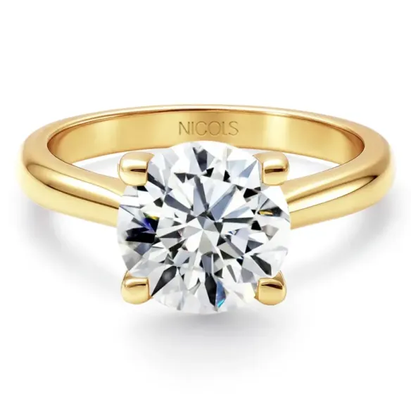 Anillo Solitario 2,00 ct Nancy oro amarillo - Anillos Diamante mayor 2 ct